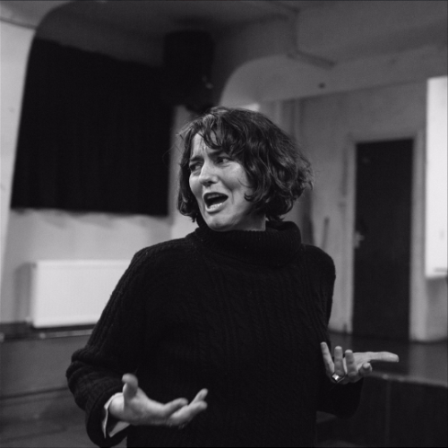 Anna Chancellor in rehersals for The Snow Queen (x) 