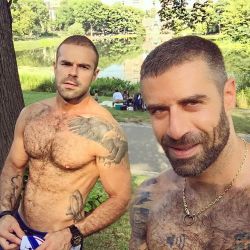 beardburnme:  “Morning cardio in #CentralPark