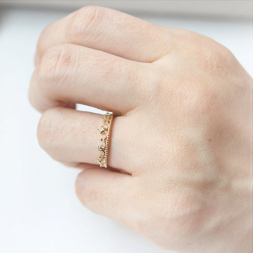 princess-femme:This lovely ring is available on Etsy in gold (pictured) and in silver. It costs $28 