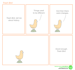 pdlcomics: Trash Bird is a historian. Read all of Trash Bird on Webtoon. 