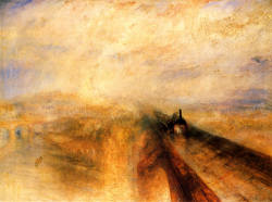 fuckyeahpainting:  Rain, Steam and Speed - The Great Western Railway  (1844), by Joseph Mallord William Turner Follow us at FuckYeahPainting! 