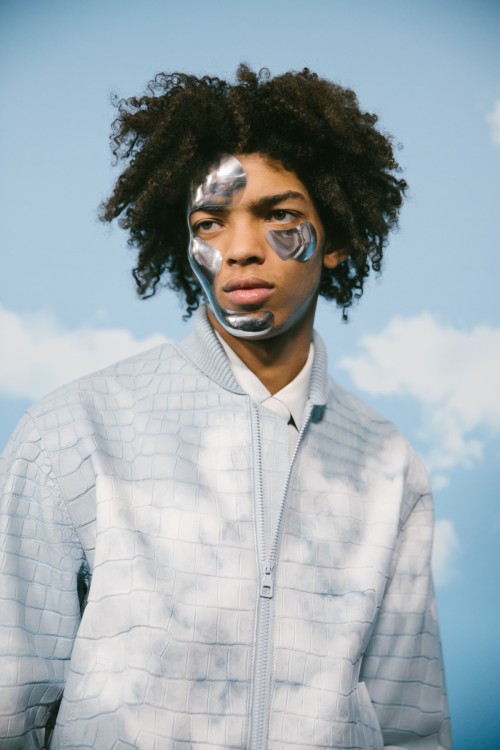 Omari Phipps at Louis Vuitton Fall 2020 Menswear