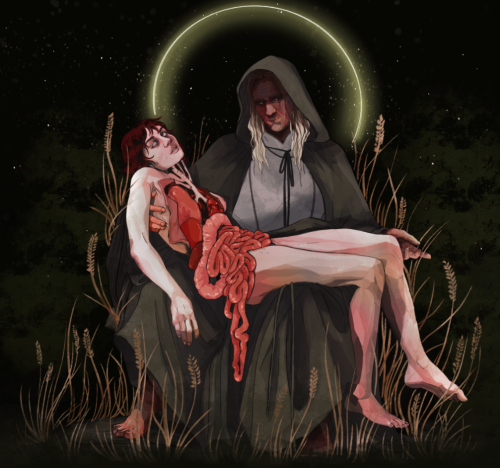 corneliushickey: i commissioned @mxgicdave for a pietà of david 8 and his anatomical venus. the actu