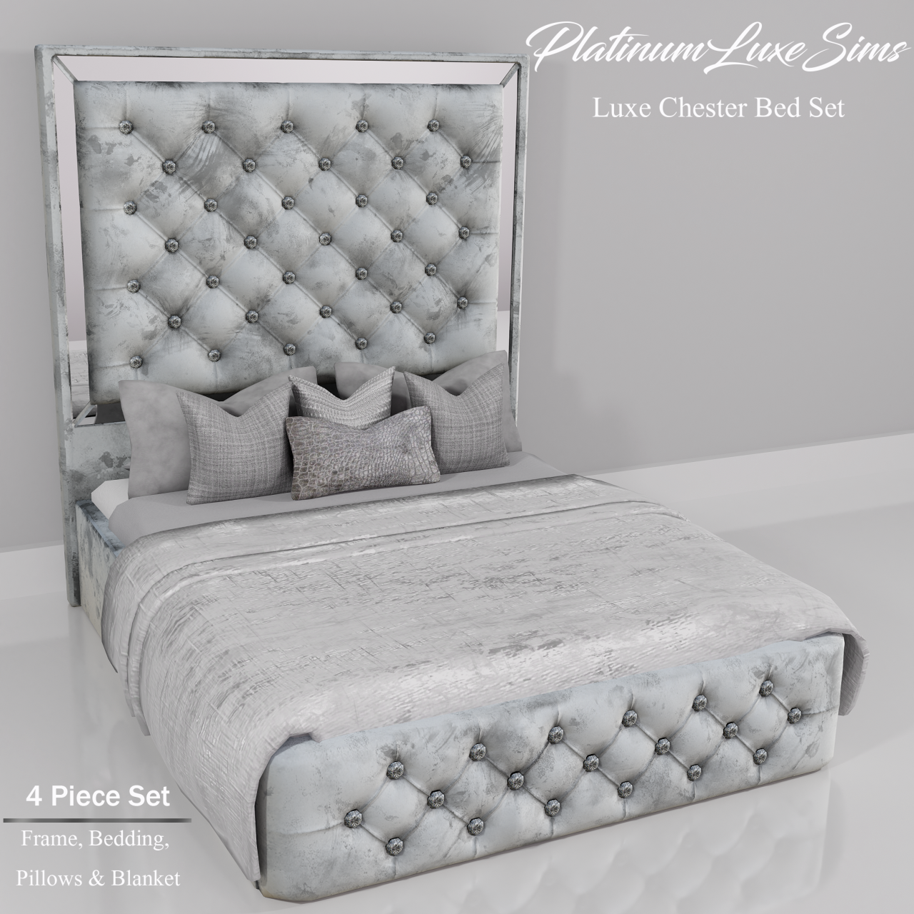 PlatinumLuxeSims — Large Designer Pet Bed *Patron requested* • 8