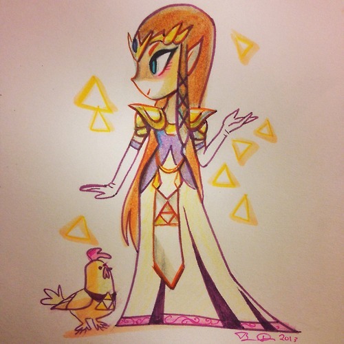 briannedrouhard:  Zelda art, old and new! 