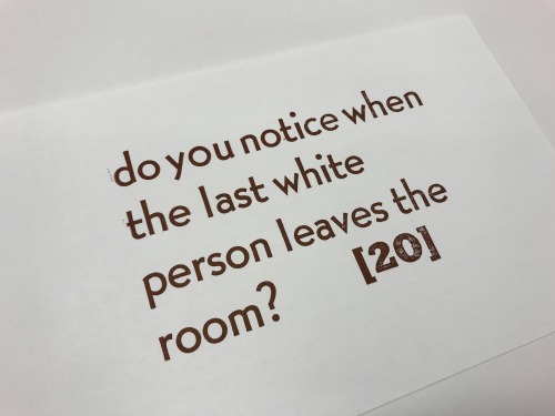 harvardfineartslib: What is whiteness? Naima Lowe uses simple text to pose complex questions about r