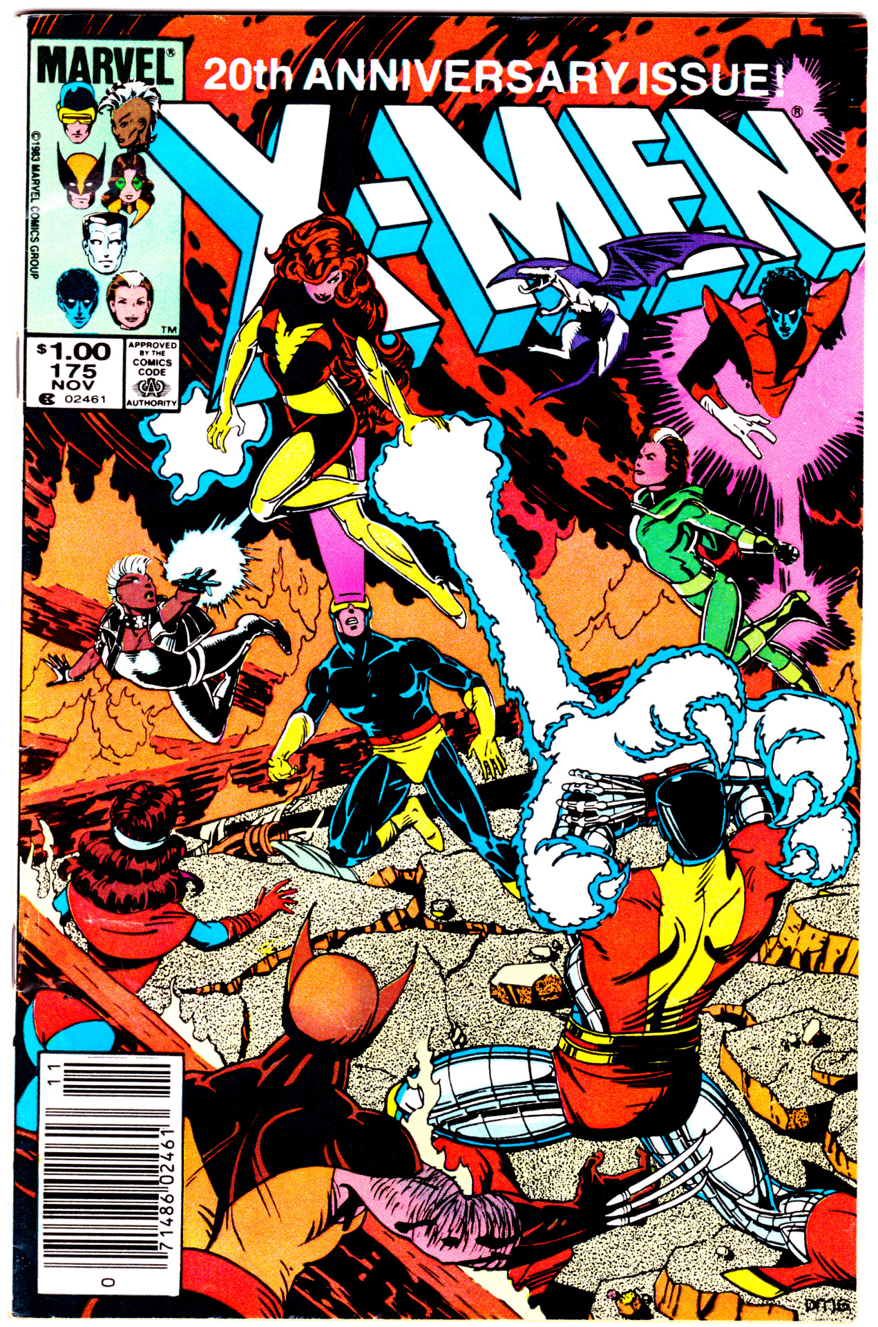 jthenr-comics-vault:  Uncanny X-Men #175 (November 1983)Cover Art by Paul Smith 