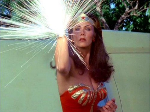 Bullets and bracelets with Lynda Carter!