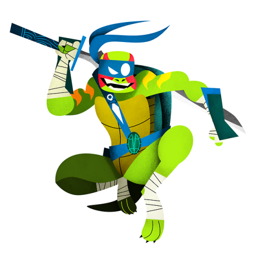 winslowdraws:super hyped for rise of the teenage mutant ninja turtles