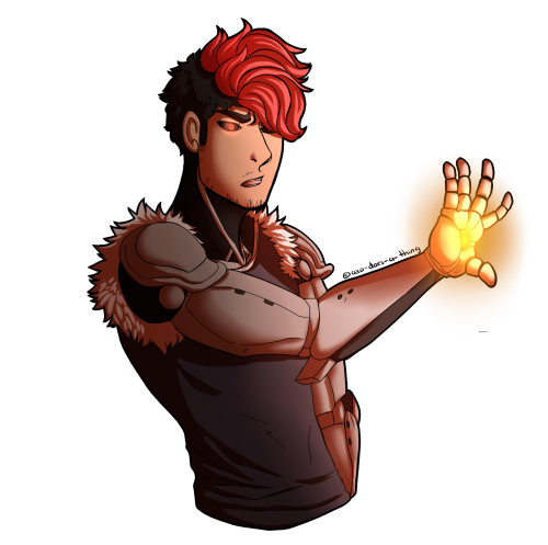 axo-does-a-thing:  Now have Genos! Markhe actually looks like a really displeased lady staring at a failed manicure …i’m sorry