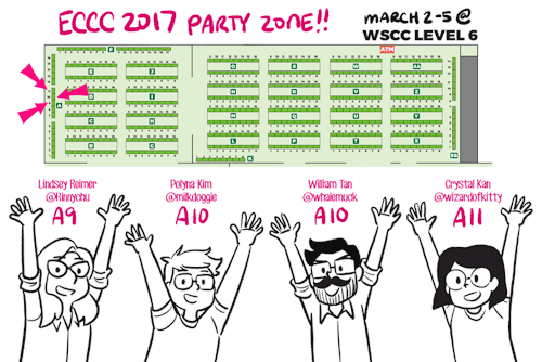 wizardofkitty:Going to ECCC! Find me at A11 with my other friends! :) Come see us!