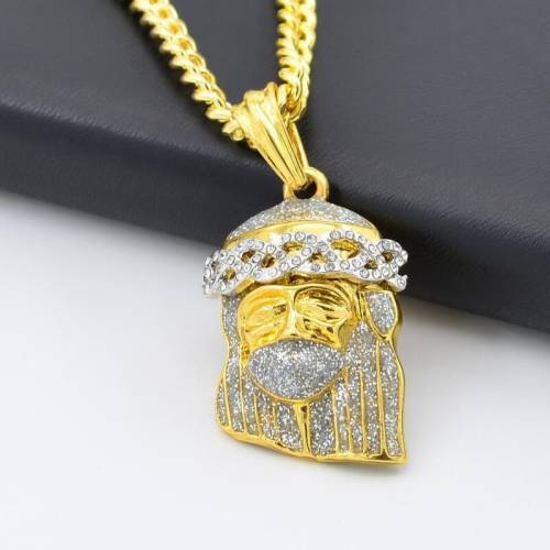 😎😎Micro Pave Jesus Avatar Pendant Necklace ,with Rhinestone 😎😎“My happiness is not the means to any end. It is the end. It is its own goal. It is its own purpose.” #accessories#aesthetic#alternative#art#artsy makeup#beauty#clothes#design#earrings#fashion#fashion design#girl#handmade#hiphop#jewelry#jewels#love#luxury#makeup#minimalism#models#nail art#pretty#rings#street fashion#street style#streetwear#style#vintage#wedding
