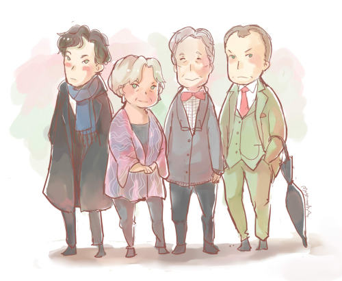 mogamoka: Holmes family!! *excluding the other one*