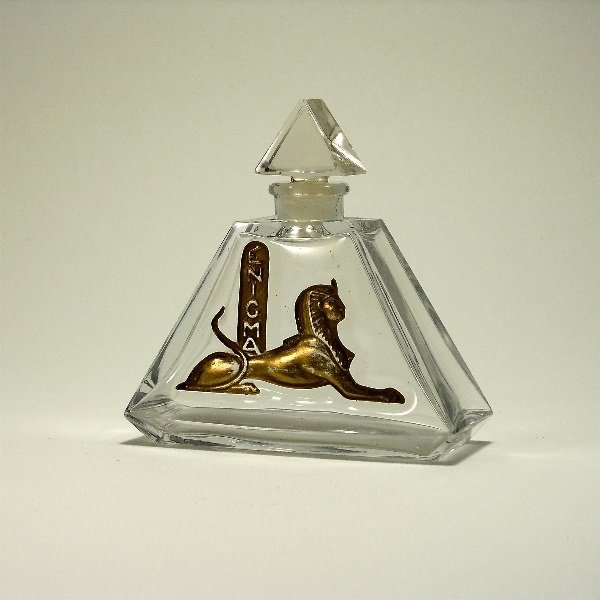 cair–paravel: 1920s perfume bottles,  ‘Lubin Enigma’  by Viard, ‘Relief’