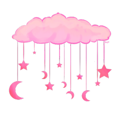 prettypnk:  stars in the clouds? ♥