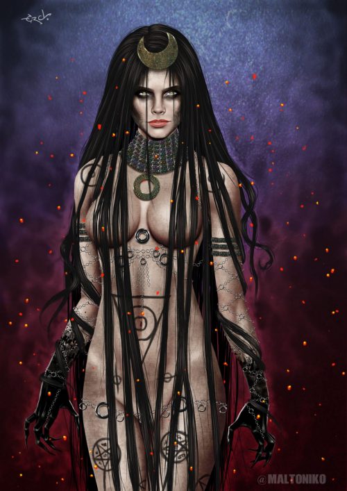 fantasy-women-art:Enchantress-by-maltoniko