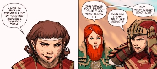 sockich:Tradition? Fuck tradition.Rat Queens #8 by Kurtis J. Wiebe, art by Roc Upchurch