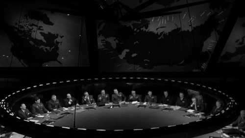 scenesandscreens:Dr. Strangelove or: How I Learned to Stop Worrying and Love the Bomb (1964)Director - Stanley Kubrick, 