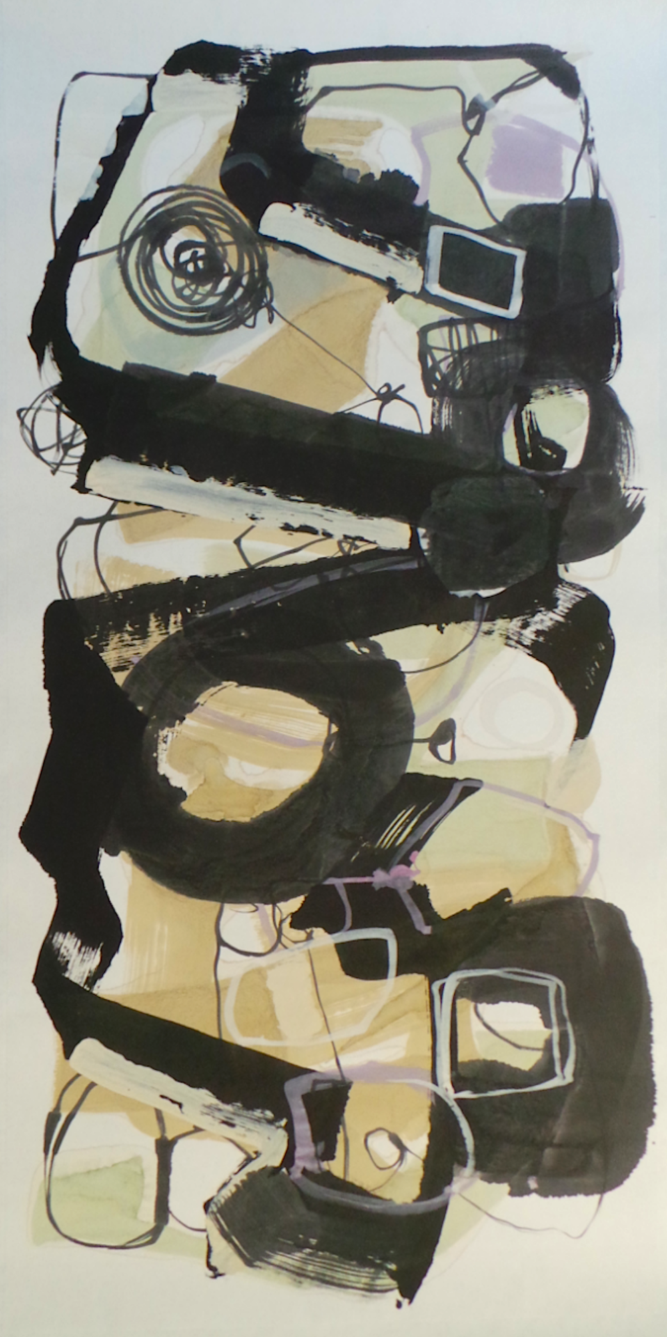 Paul Lorenz
SAND WITH SHADOWS
Chinese ink and gouache on rice paper
75 x 146 cm, 2014
created while artist in residence at the Shangyuan Art Museum outside of Beijing, China