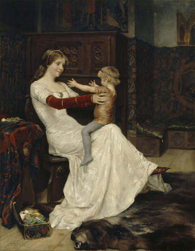 Queen Bianca, 1877, Albert EdelfeltMedium: oil,canvas