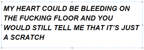 godpale:  anxieusly:  STOP TELLING ME I’M FINE   dark as ur soul 