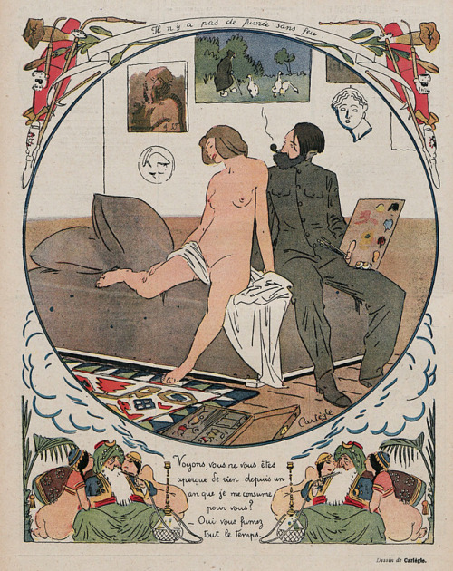Carlègle (Charles Émile Egli, 1877-1937), &ldquo;Le Sourire&rdquo;, March 12, 1910Source