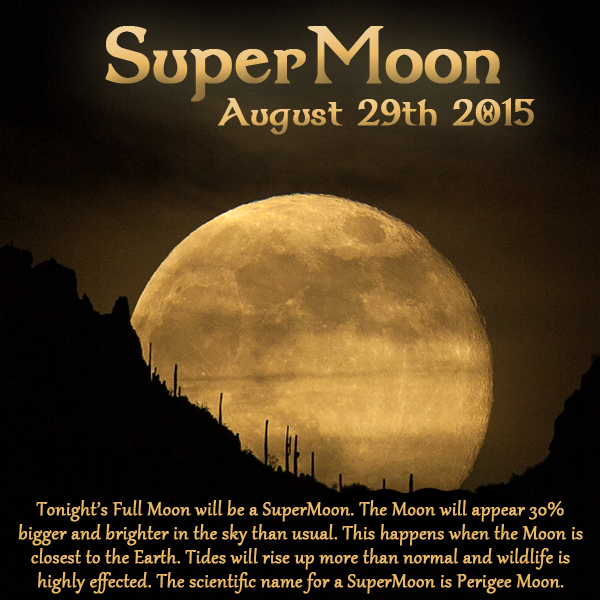 wiccateachings:  Tonight’s Full Moon will be a SuperMoon. The SuperMoon not only