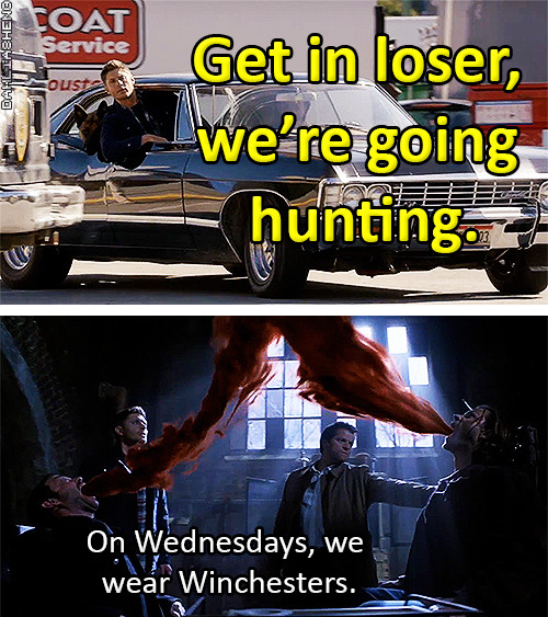 dahliasheng:  Things that totally happened on Supernatural, “Mean Hunters” 