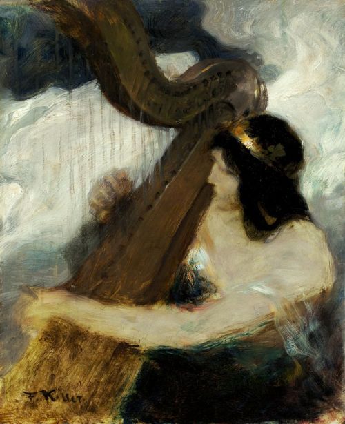 silenceformysoul: Ferdinand Keller (1842-1922) - The Harpist