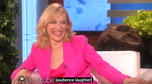 ellenlovesportia:Cate Blanchett should be on Ellen more often I AM BROKEN. ELLEN WENT FOR IT I’M SO 