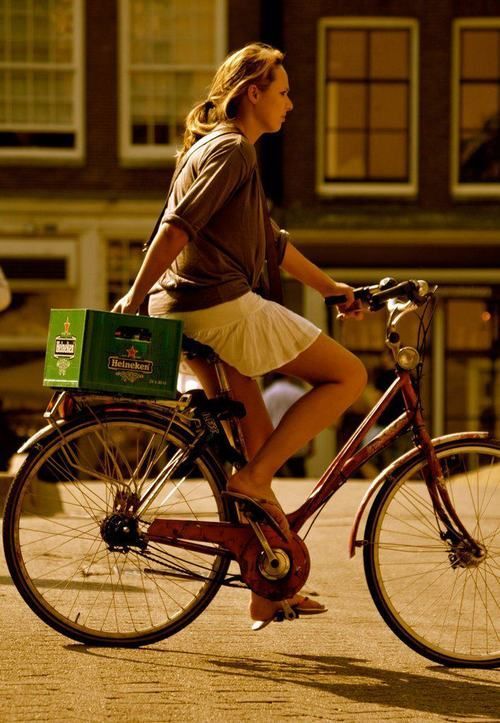 davewellbeloved: Who needs more (via Show Me a Bike: A Bike, a Girl & a pack of Beer)