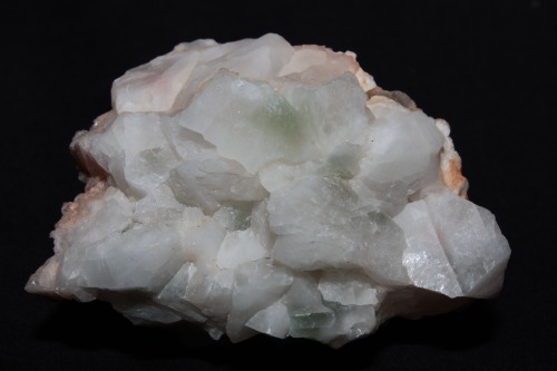 Terlingua Calcite from the Little 38 Mine, Terlingua, Texas.  Pictured under long wave, mid-wave, an