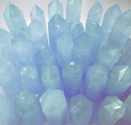 blue crystals