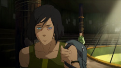 avatarlegends:  Of all the ways they could have setup this season, I think they picked the best possible route. By not showing Korra until the very end of the episode, they really drove home the point that she is no longer the focal point of world events.