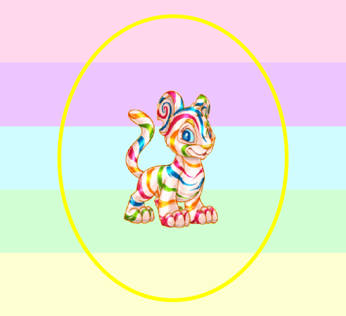 Candy Kougra from Neopets is pure!Requested by @neon-gay-dreams