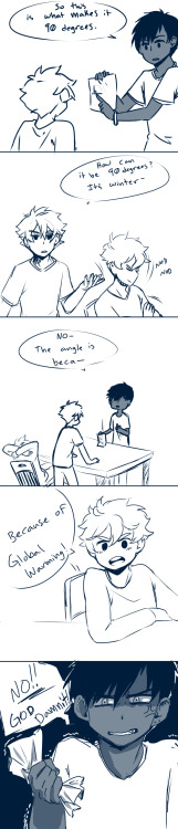 Based off the Vine by Not Even Emily, “math tutor is fed up” Robbie’s no