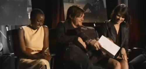 arielmh:  Chris Hardwick and Robert Kirkman represent every Reedus fangirl.CAN I