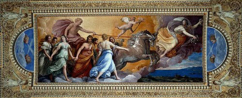 Guido Reni(1575–1642) ~ L'Aurora~ c. 1612-1614,frescoCasino dell’Aurora, Palazzo Rospigliosi Pallavi
