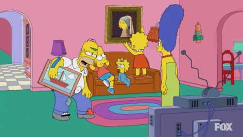 simpsons art history