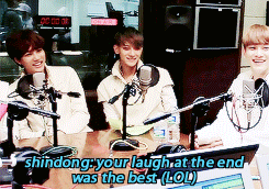 kynsoo-deactivated20130918:  kai trying to do aegyo but he ended up bursting out