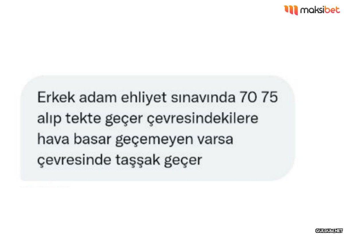 Erkek adam ehliyet...