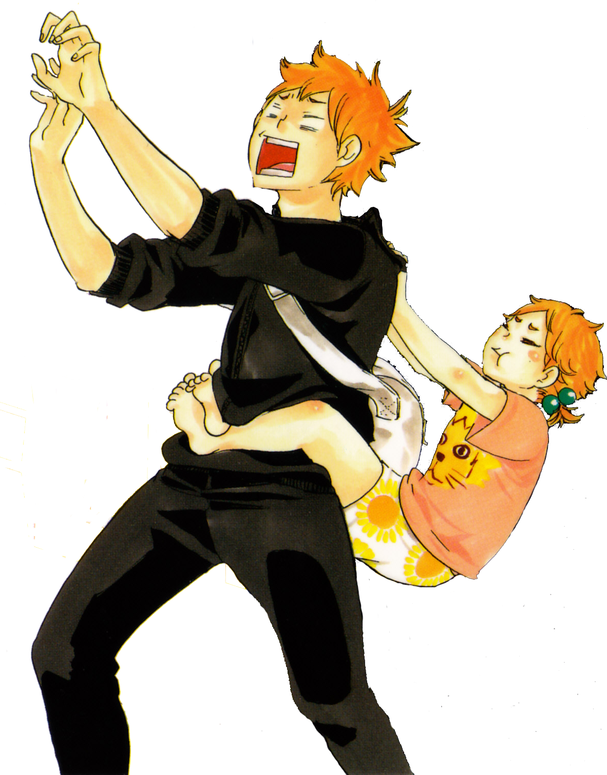 silveryogi:  transparent Hinata siblings from the back of the novel because these