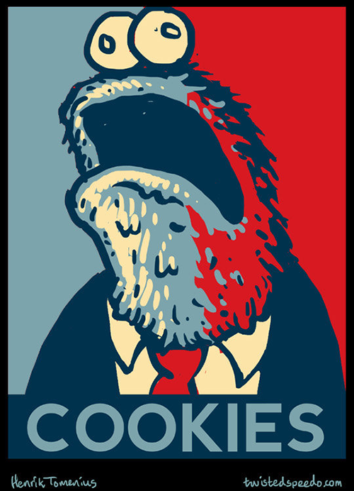 pompous-panda:  cloud-answers:  averagedopeydope:  cookierobotgaming:  zombimanos:  iraffiruse:  Twisted Speedo  I tried not to reblog this. I REALLY did. You have to believe me, I tried…  CookieMonster2014  I support him  he has my vote.  this is gold. 