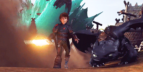 marlahey:  HTTYD2: Hiccup + Inferno&rsquo;s Monstrous Nightmare Blade 