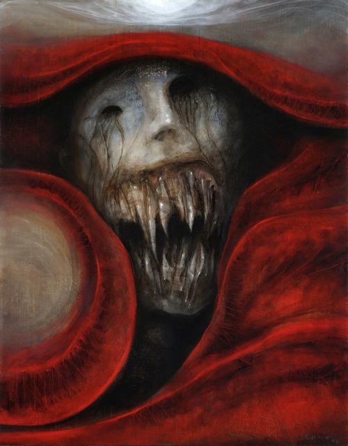 briansmithart: untitled, oil on wood panel. 2018. Prints of this one and others are in my bigcartel 