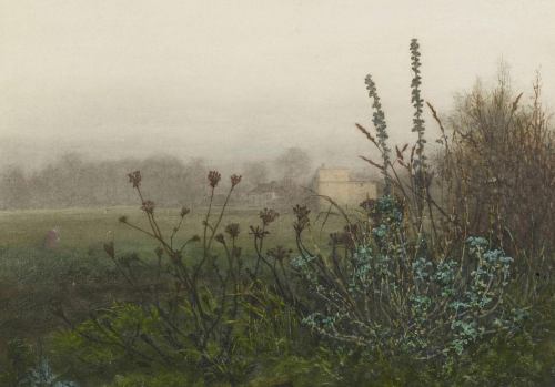 Country Scene by Leon Bonvin (1865)