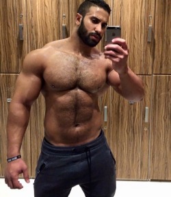 stratisxx:The semi on this Arab is over 6 inches  thick. Can you imagine the girth once your tight hole starts rubbing against that meat and it gets hard? That cock head will balloon to the size of a butt plug inside you, fucking you senseless…That’s