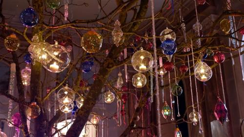 Baubles at Castle Howard, North Yorkshire, England.
