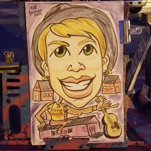 I had fun drawing people yesterday and today at the Tiny House Festival!   Thanks for having me!   ============= Commissions are open! 😃 ============= Caricatures are a fun addition to any party!  ============= . . . . . . .  #art #caricatures #drawing