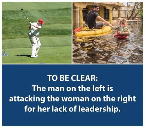 liberalsarecool: Trump is always punching down, all while exhibiting the most inept leadership.  The first crisis has proven what we have been saying all along. The guy is poison. 